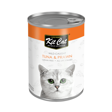 كيت كات طعام رطب للقطط تونا و جمبري 400 جرام