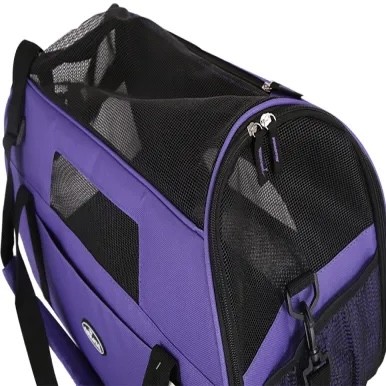 حقيبة للحيوانات الالليفة اللون ازرق