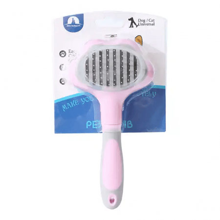 مشط للقطط والكلاب مع ضغاط
