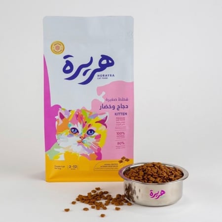 هريرة طعام جاف للقطط الصغيرة بالدجاج والخضار 4 كيلو