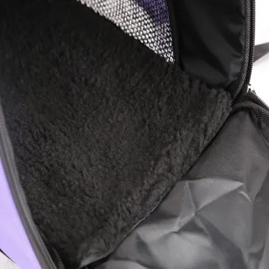 حقيبة للحيوانات الالليفة اللون ازرق