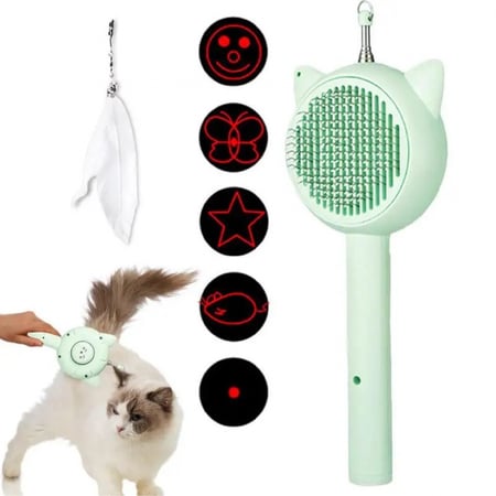 مشط * ليزر *لعبة سنارة * كاشف فطريات *مصباح  5 في 1