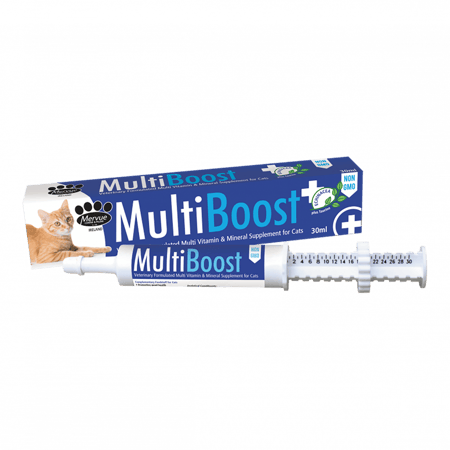 مكمل طبي Multi boost متعدد الفيتامينات للقطط الصغيرة والبالغة 30 ملم