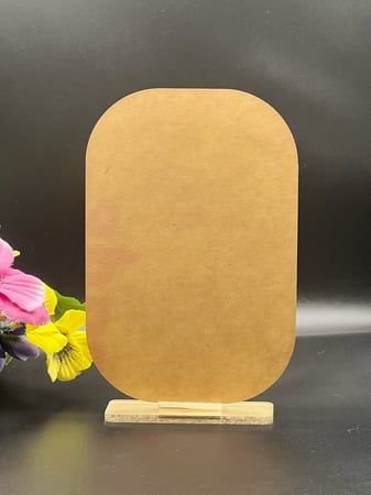 لوح اكريلك زوايا مقوسه ( 10 * 15 سم )