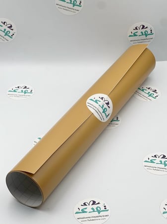 فينيل بني فاتح مطفي اوراكل81 (متر*33 سم)