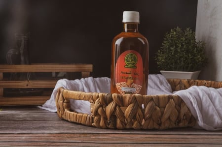 زيت السمسم البلدي 500 مل ( نصف لتر )