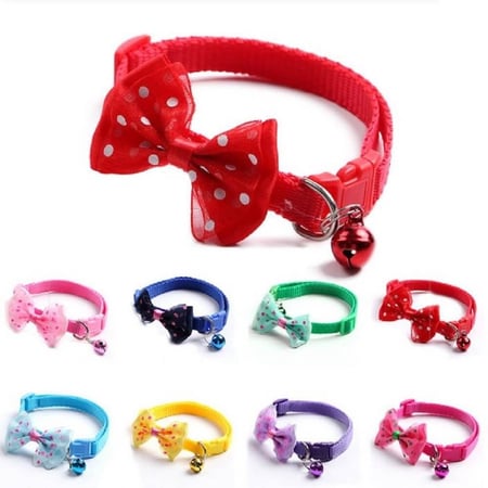 فيونكة منقطة مع جرس