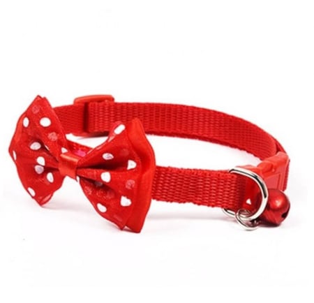 فيونكة منقطة مع جرس