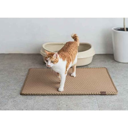 أرضية لحمام القطط بطبقتين