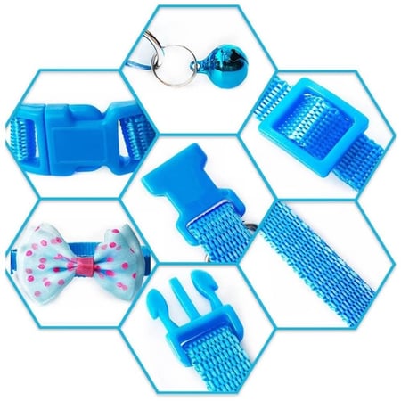 فيونكة منقطة مع جرس