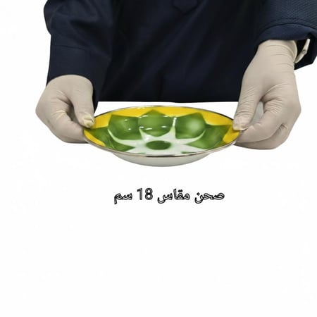 طقم عشاء اخضر -مهرة الشهراني
