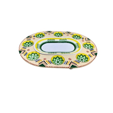 طبلية عشاء غضار اخضر