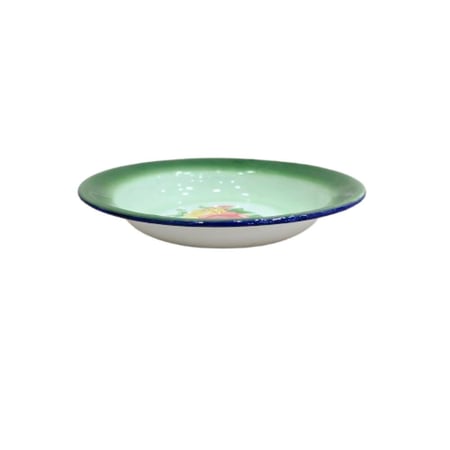 صحن غضار وردة 18 سم ملون