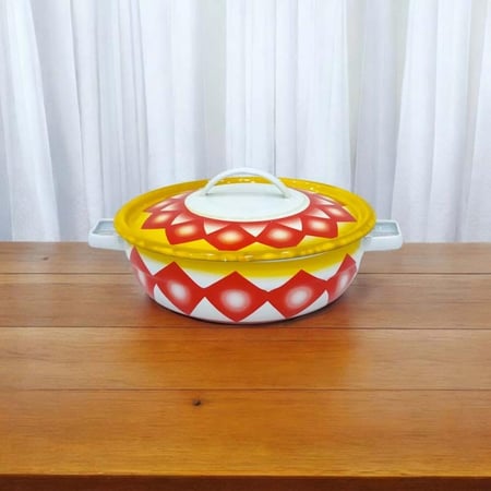 بادية غضار بغطاء (أحمر)