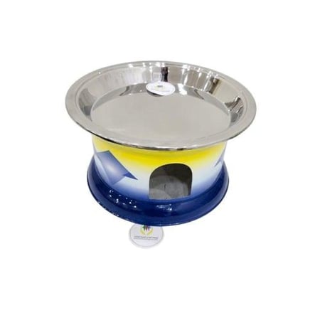 سخان حنيني  غضار ازرق بغطاء