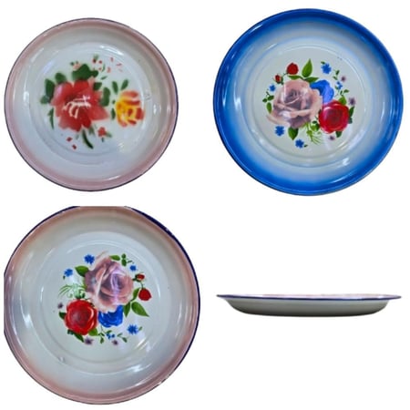 تبسي غضار وردة 30 سم