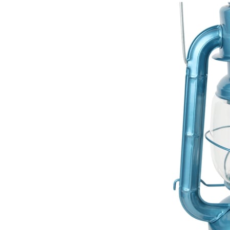 سراج بطارية أزرق اضاءة صفراء