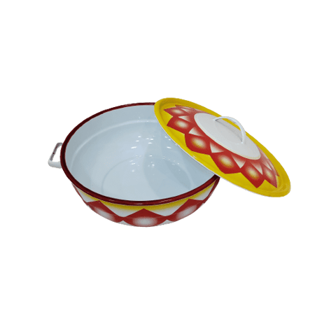 بادية غضار بغطاء (أحمر)