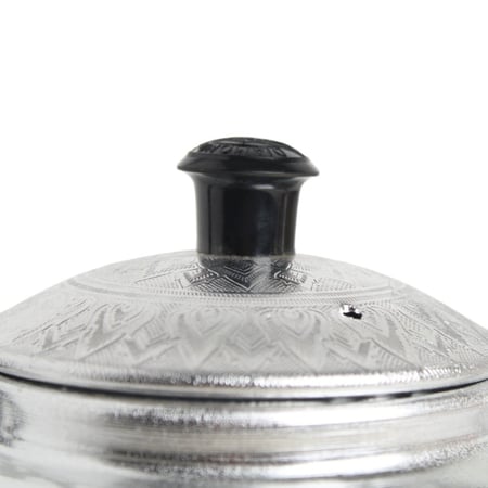 ابريق معدن منقوش تايلاندي فضي