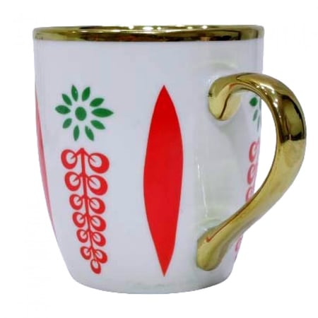 كوب بيد بدون صحن كويتي احمر