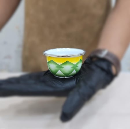 طاسة غضار اخضر -  زبدية