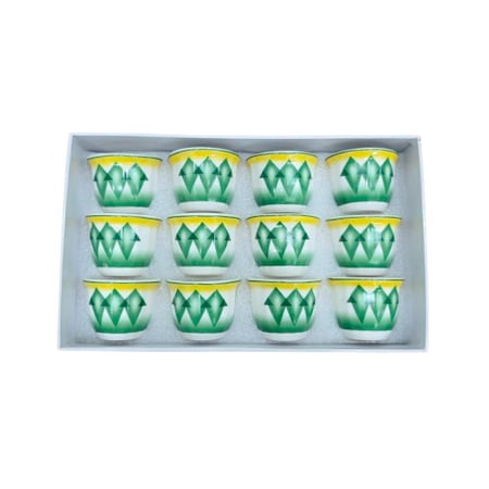 فنجان برسلان غضار اخضر