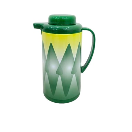 طقم شاي قهوة نقشة الغضار أخضر