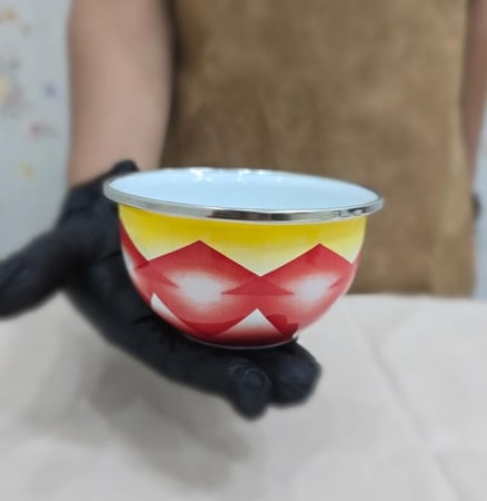 طاسة غضار احمر - زبدية