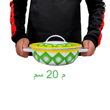 بادية غضار بغطاء (أخضر)