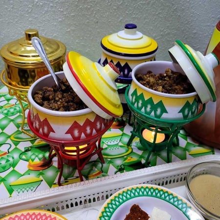 سخان شمعدان ذهبي