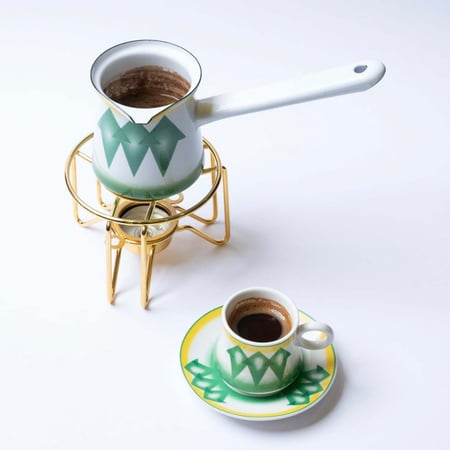 ركوة غضار أخضر