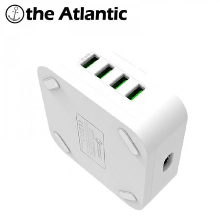 ليدنيو شاحن منزلي سريع ب7 مداخل USB و1 تايب سي مع تقنية كوالكم 3