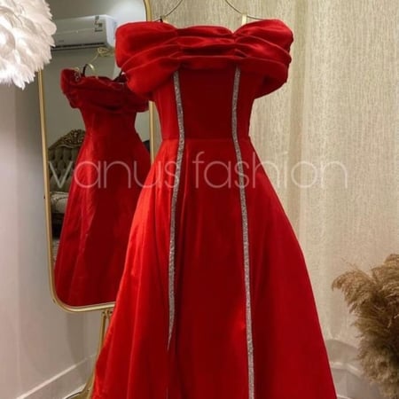 فستان سهرة ( 3 الوان ) 3484