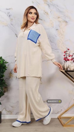 بيجامة شتوي صوف - تركي - موديل 5016