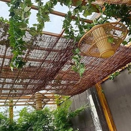 سياج الخيزران الطبيعي