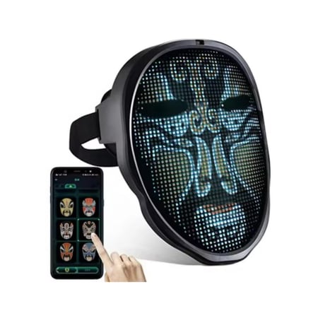 قناع وجه مضيء