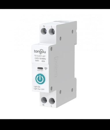 قاطع مفتاح ذكي 63 امبير  متوافق مع إليكسا قوقل هوم