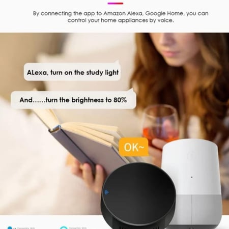 جهاز IR ذكي للتحكم بالأجهزة عن بعد يعمل كريموت لأي جهاز مثل المكيف والتلفزيون