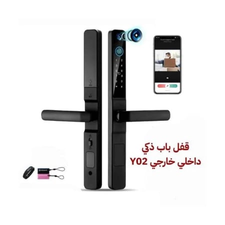 قفل باب ذكي داخلي خارجي مع كاميرا Y02