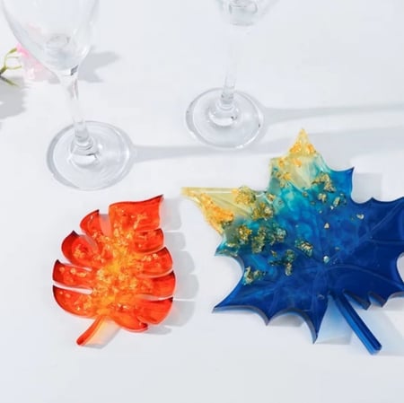 قالب كوستر ورقة الشجر