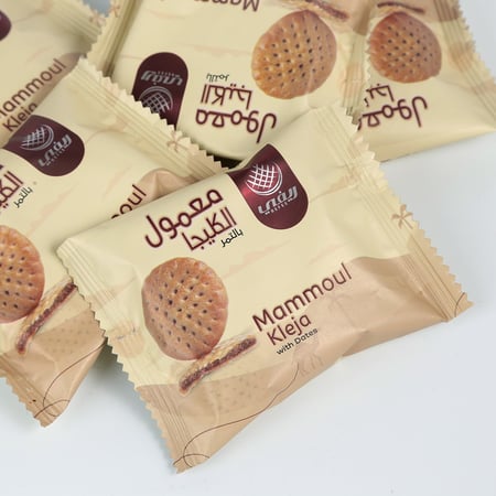 معمول كليجا ( دقيق أبيض ) بحشوة التمر 400 جرام