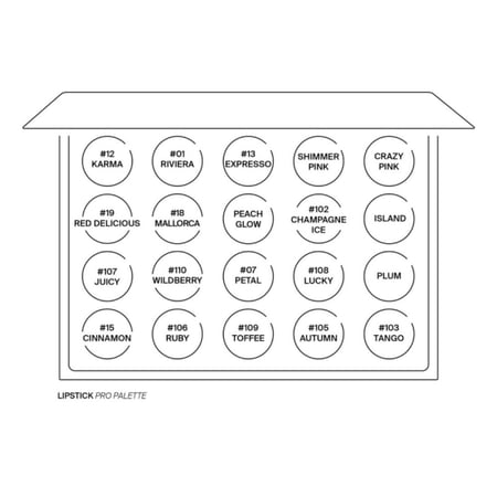 مجموعة احمر شفاه روج برو من اوفرا