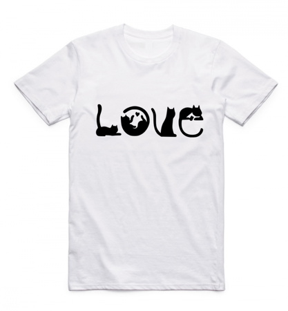 تيشيرت حب القطط - 0675