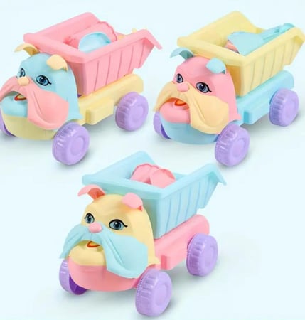 شاحنة القط للرمل+ ادوات