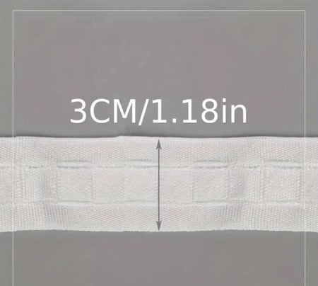 شريط ستاير عرض ٣ سم قابل للزم