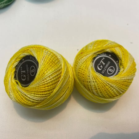 خيوط قطن برليه دجه الوان