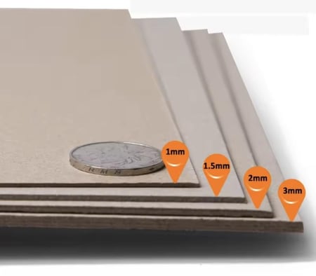 حشوه كرت مقوى سمك 1.5mm لحشوه الطواقي التخرج