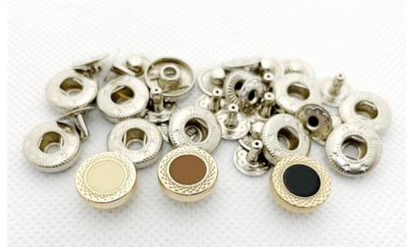 زراير طقطق معدن 8 قطع