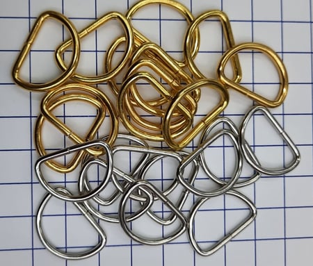 حلقه D 2 سم معدن 12 قطعه ب