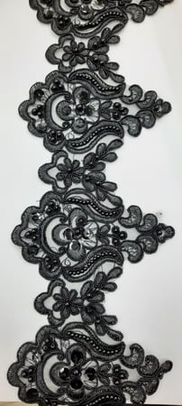 كلف جوبير مطرزه عرض 10 سم المتر